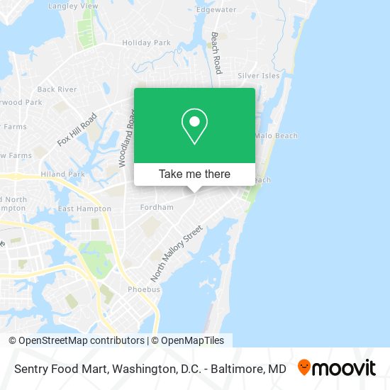 Sentry Food Mart map