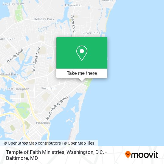 Temple of Faith Ministries map