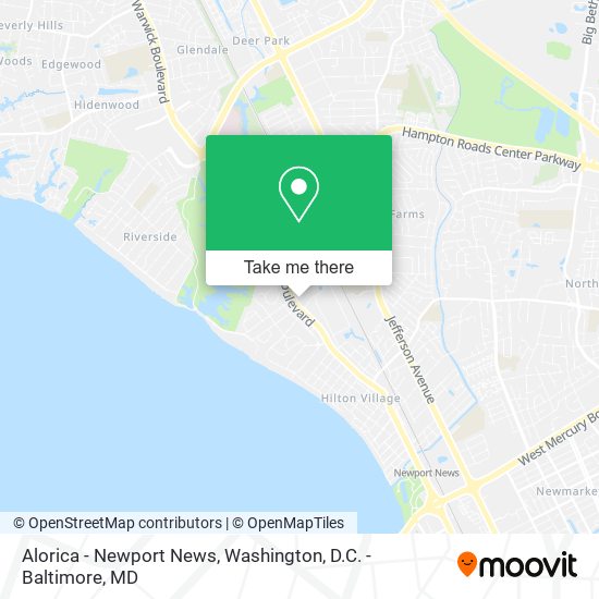Alorica - Newport News map