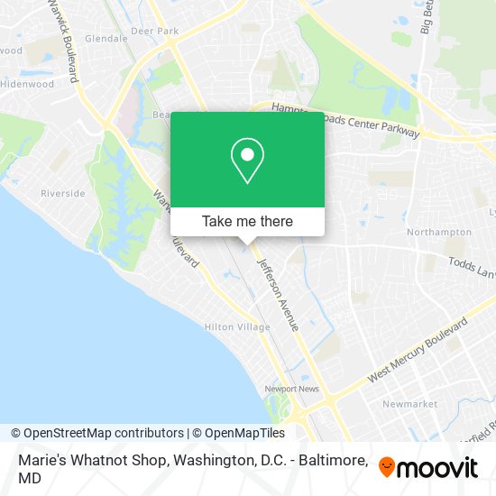 Marie's Whatnot Shop map