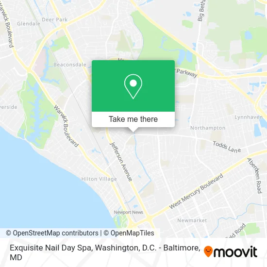 Exquisite Nail Day Spa map