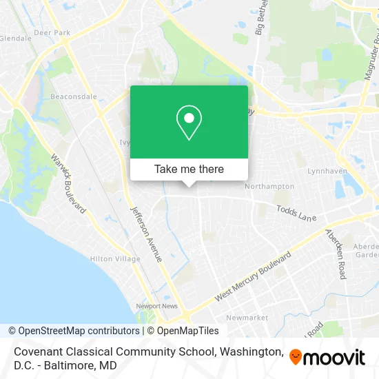 Covenant Classical Community School map