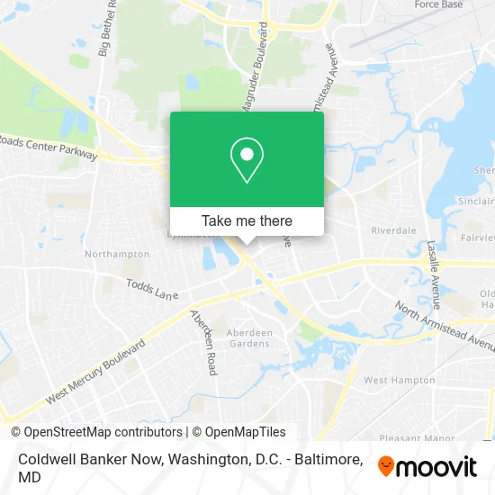 Coldwell Banker Now map