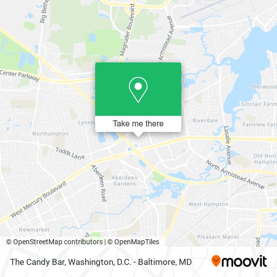 The Candy Bar map