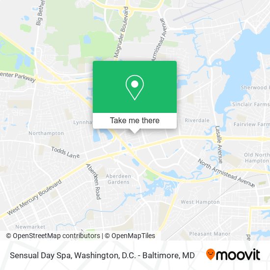 Sensual Day Spa map