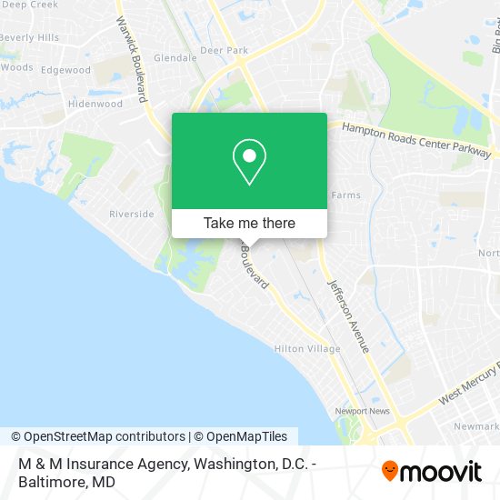 Mapa de M & M Insurance Agency