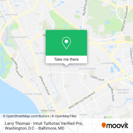 Larry Thomas - Intuit Turbotax Verified Pro map