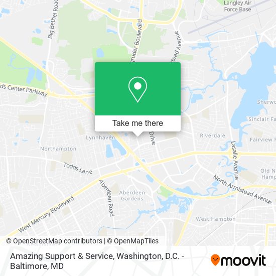 Amazing Support & Service map