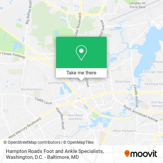 Hampton Roads Foot and Ankle Specialists map
