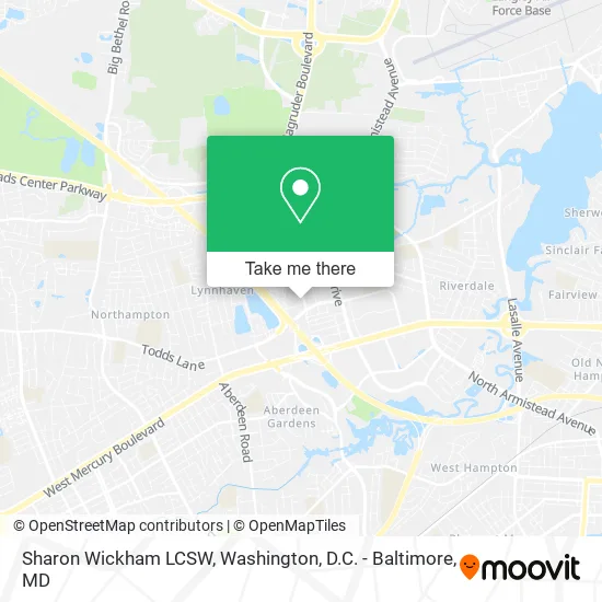 Sharon Wickham LCSW map