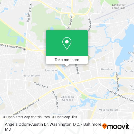 Mapa de Angela Odom-Austin Dr