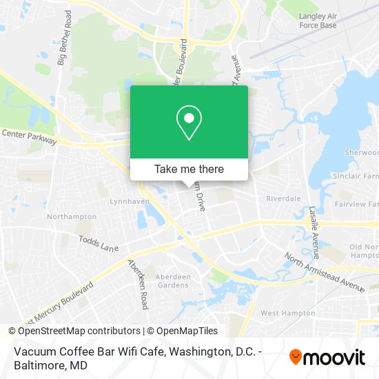 Mapa de Vacuum Coffee Bar Wifi Cafe