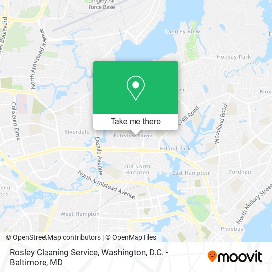 Mapa de Rosley Cleaning Service