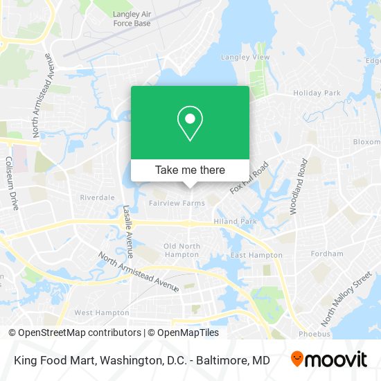 Mapa de King Food Mart