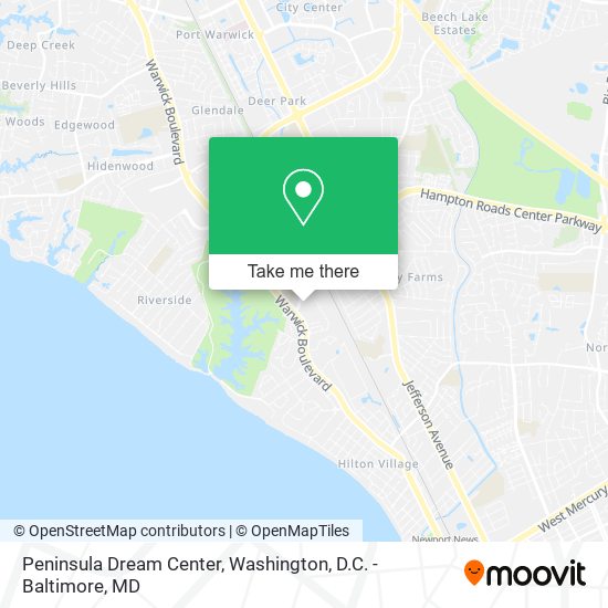 Peninsula Dream Center map