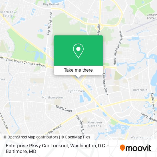 Mapa de Enterprise Pkwy Car Lockout