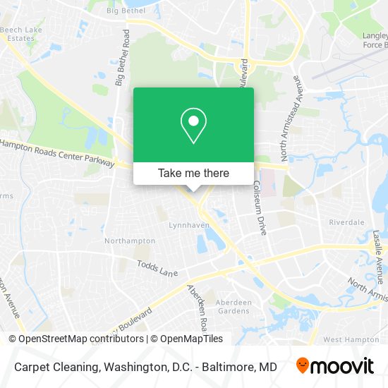 Mapa de Carpet Cleaning