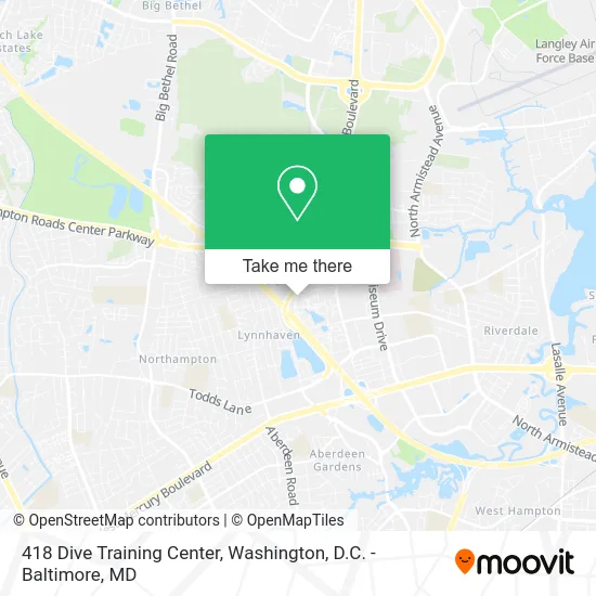 418 Dive Training Center map