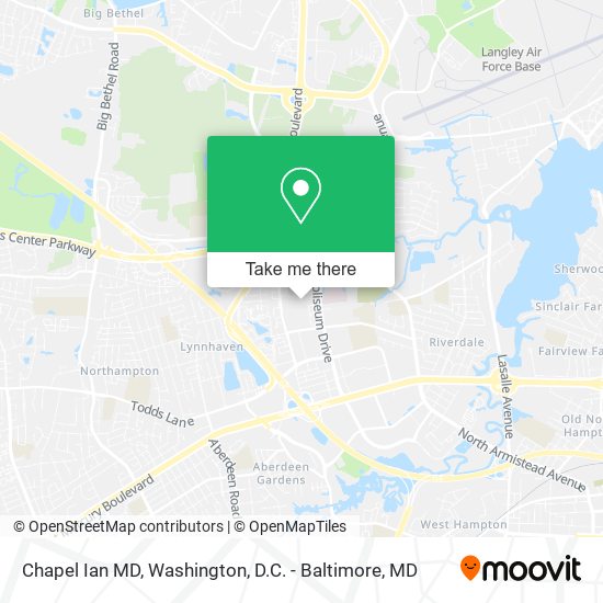 Mapa de Chapel Ian MD