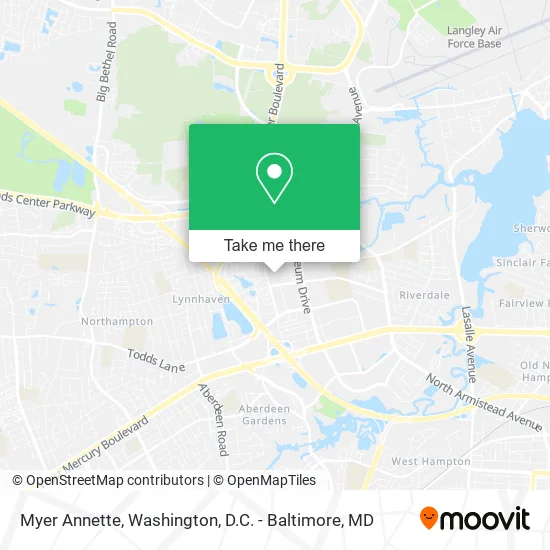 Myer Annette map