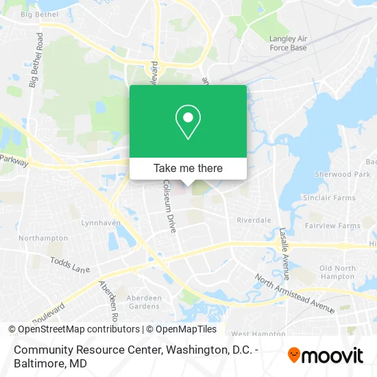 Community Resource Center map