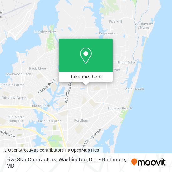 Five Star Contractors map
