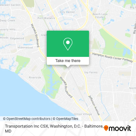 Transportation Inc CSX map