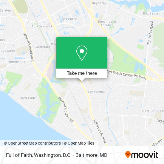 Full of Faith map