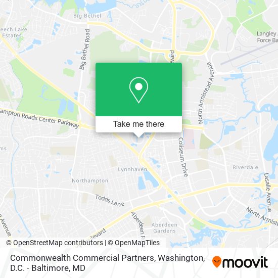 Commonwealth Commercial Partners map