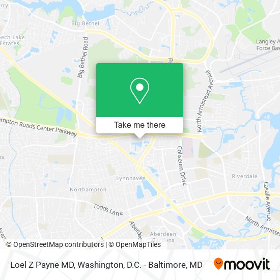 Loel Z Payne MD map