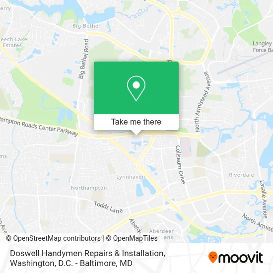 Doswell Handymen Repairs & Installation map