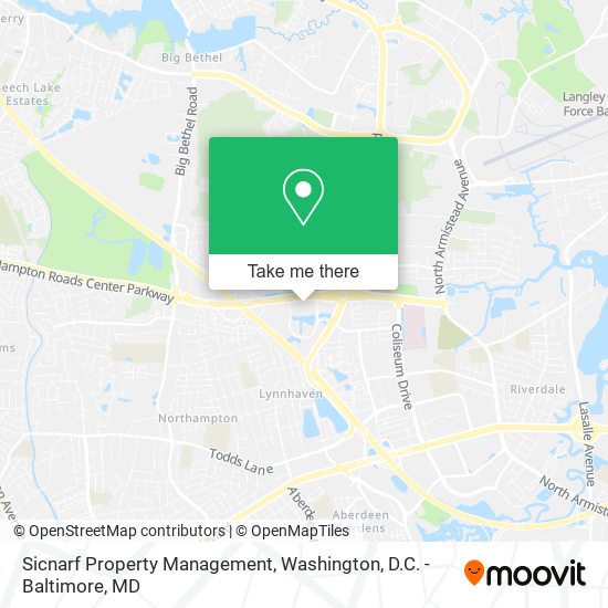 Sicnarf Property Management map