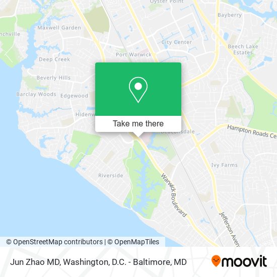 Jun Zhao MD map