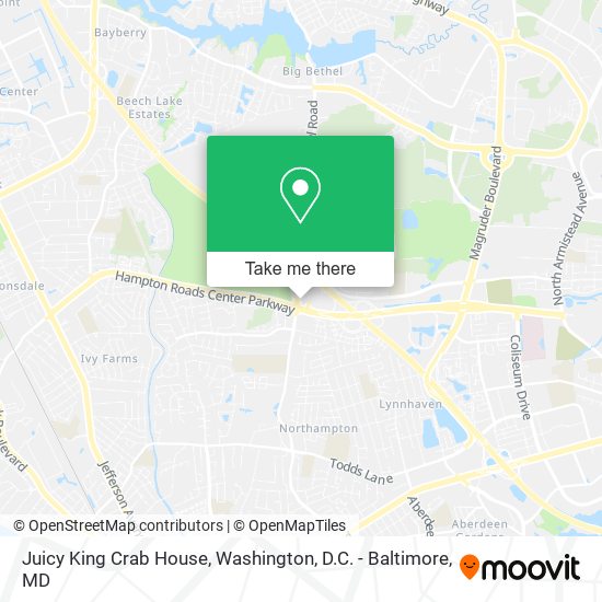 Juicy King Crab House map