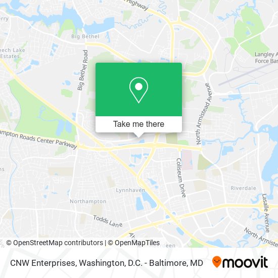 Mapa de CNW Enterprises