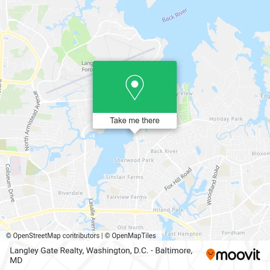 Langley Gate Realty map