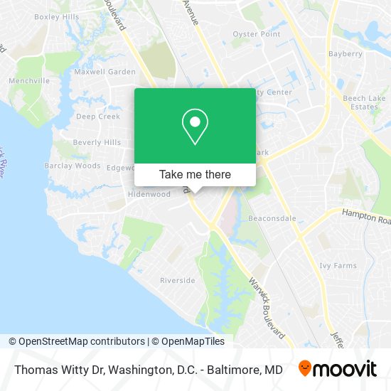 Thomas Witty Dr map