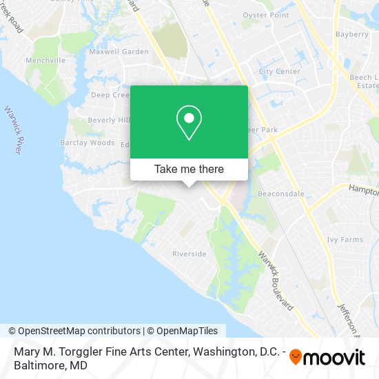 Mary M. Torggler Fine Arts Center map
