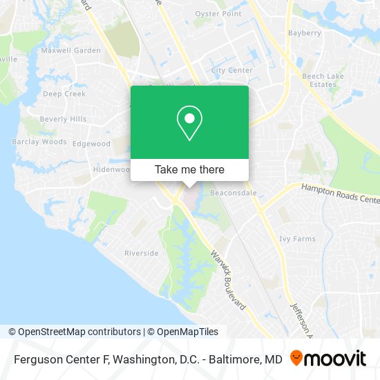 Ferguson Center F map