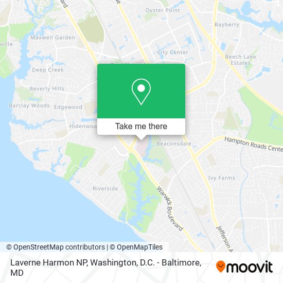 Laverne Harmon NP map