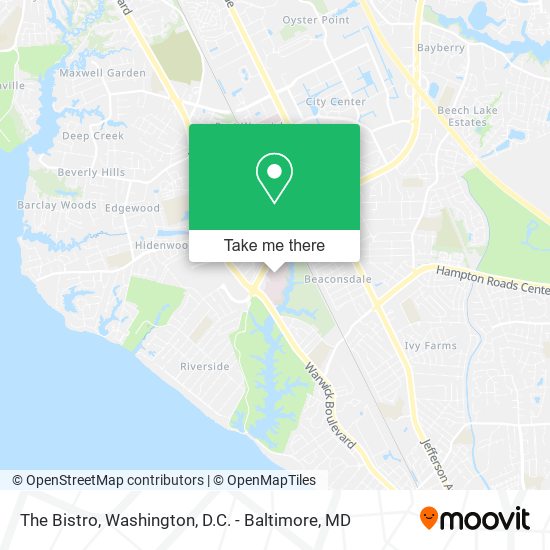 The Bistro map