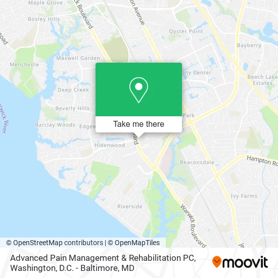 Advanced Pain Management & Rehabilitation PC map