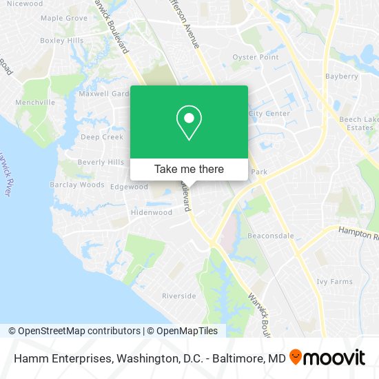 Hamm Enterprises map