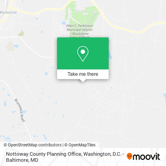 Nottoway County Planning Office map