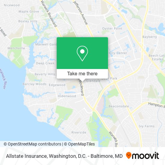 Mapa de Allstate Insurance