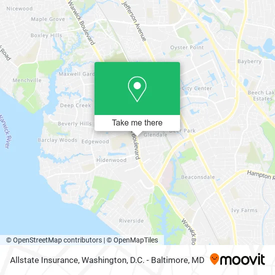 Allstate Insurance map