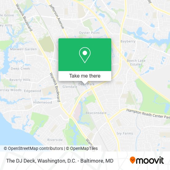 The DJ Deck map