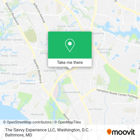 The Savvy Experience LLC map