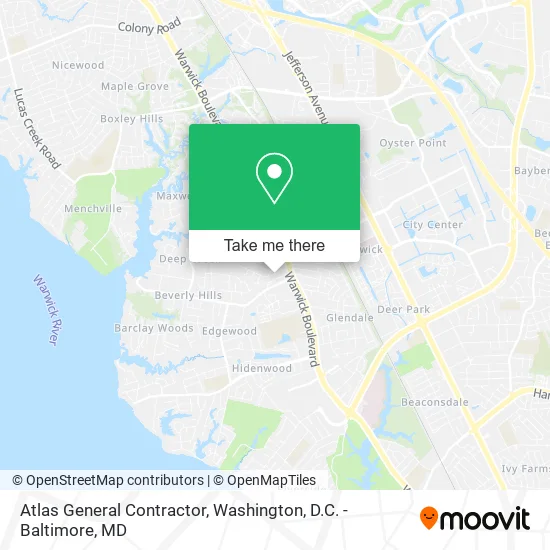 Mapa de Atlas General Contractor