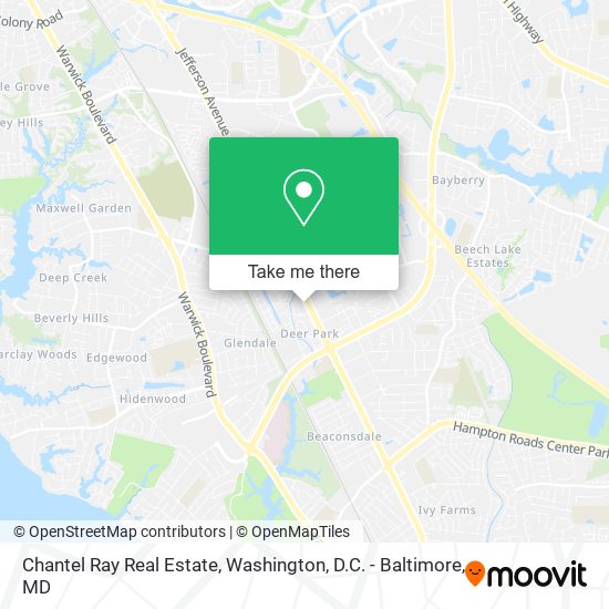 Chantel Ray Real Estate map